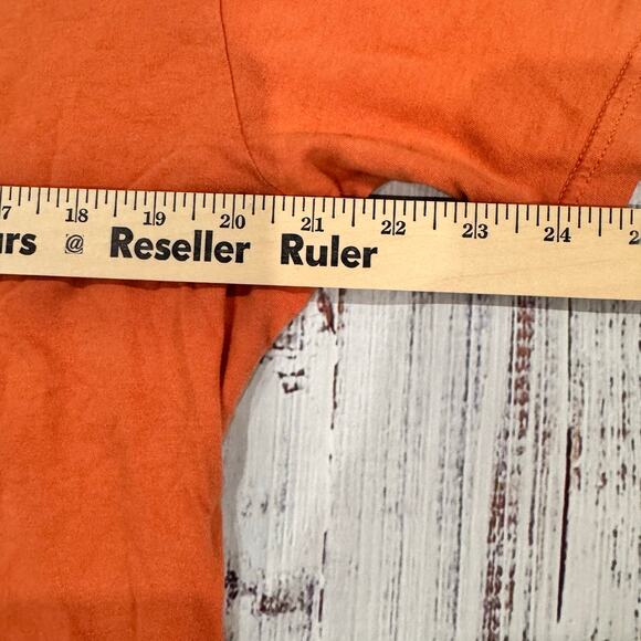 Patagonia Organic Cotton 1973 Logo Graphic T-Shirt Men’s L Orange Slim Fit - Picture 6 of 9